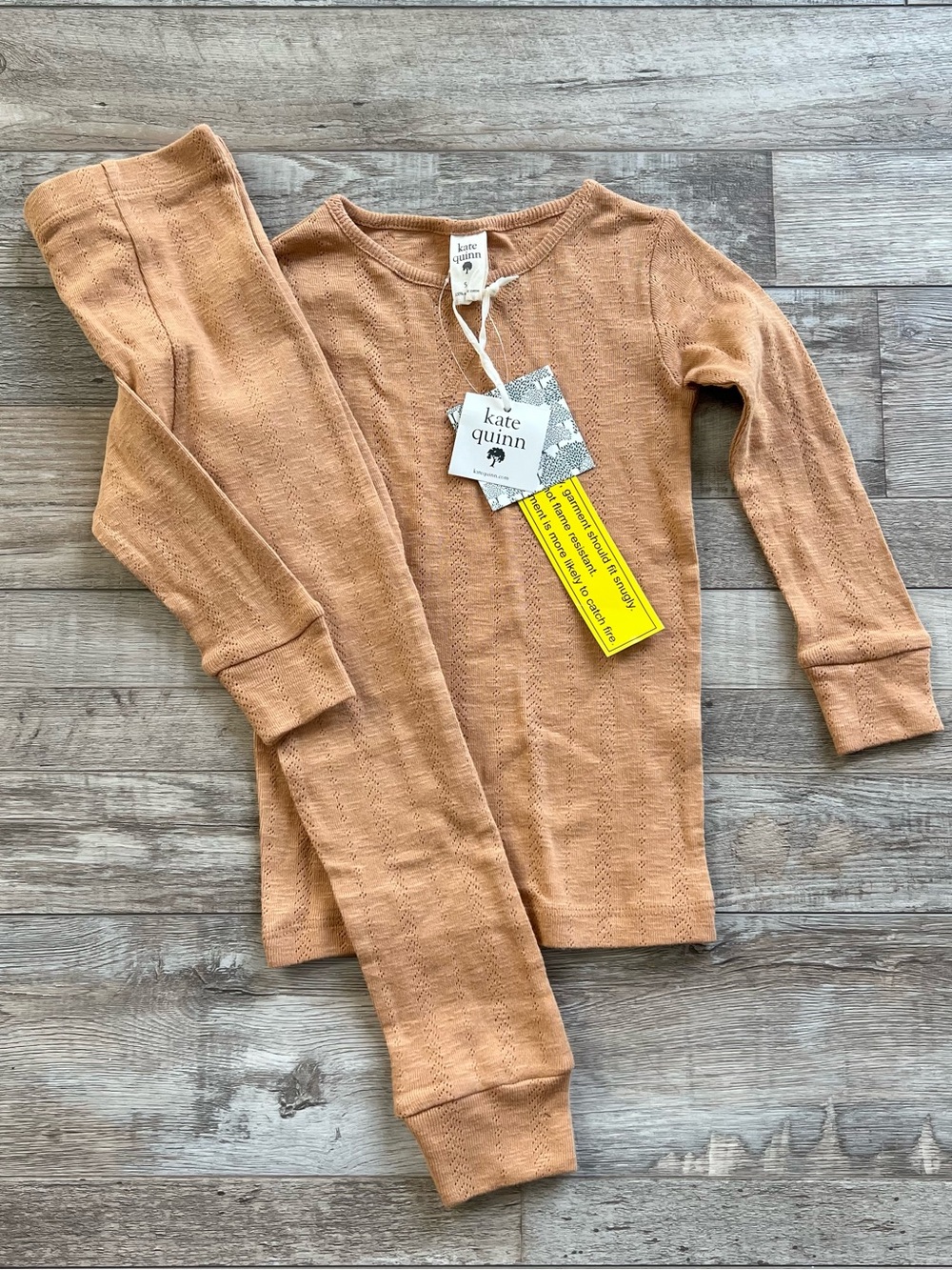 NWT Kate Quinn Organic Cotton Pointelle Set Size 5